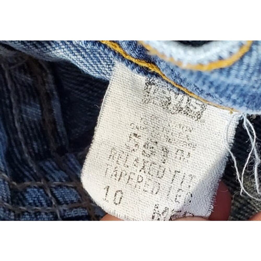 Levi’s 551 Relaxed Tapered Jeans Womens 10 Medium Wash Denim made in USA 26x29 - Picture 5 of 8